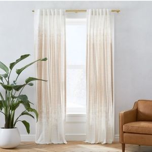 West Elm Echo Print Curtains